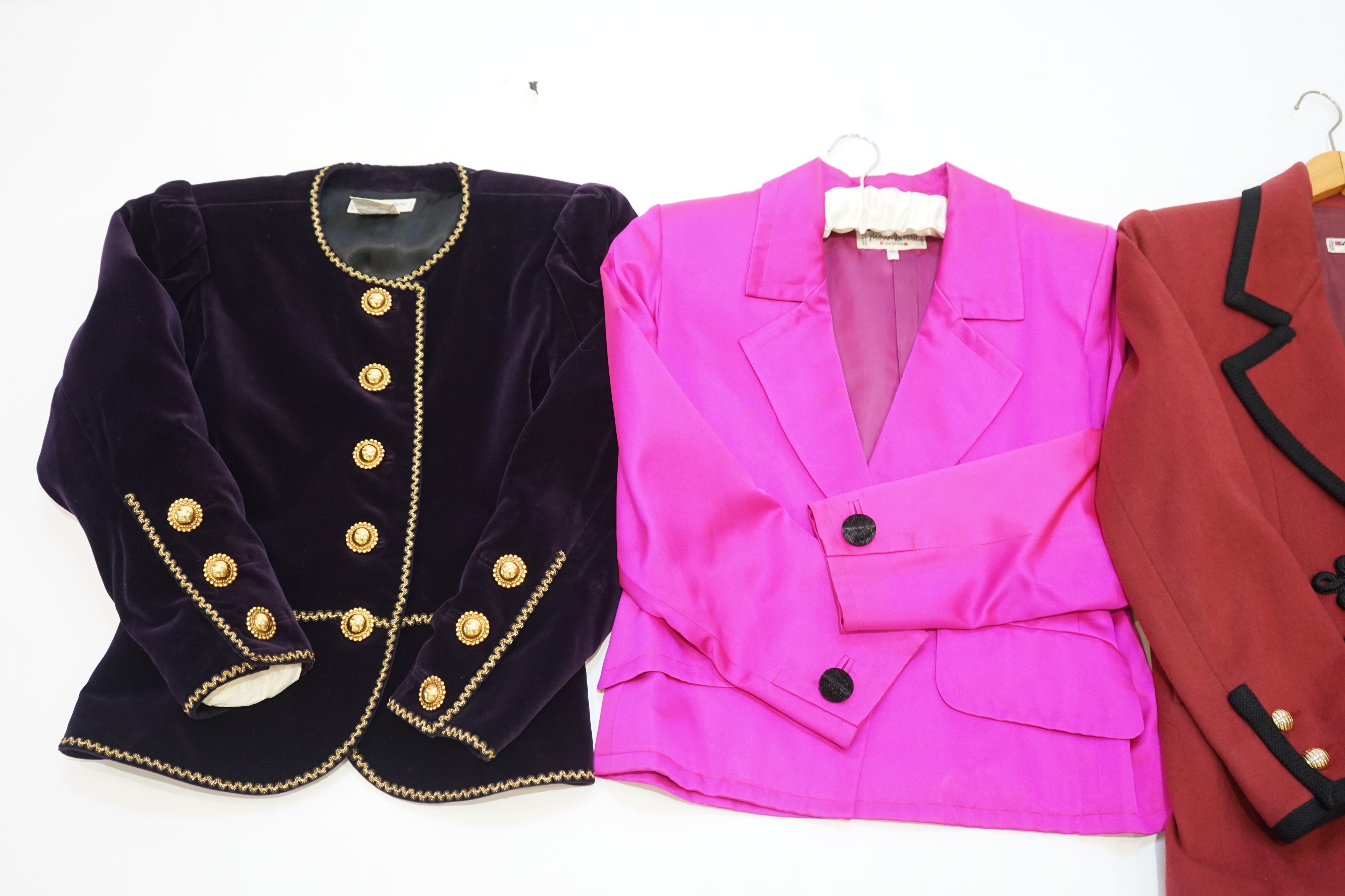 Five ladies Yves Saint Laurent Jackets size IT 42